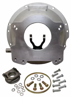 Flathead V8 Bellhousing Adapter | 1932-1950 Ford to 1983-1993 Mustang T5 | Round-End Shaft